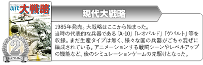 第2位：現代大戦略