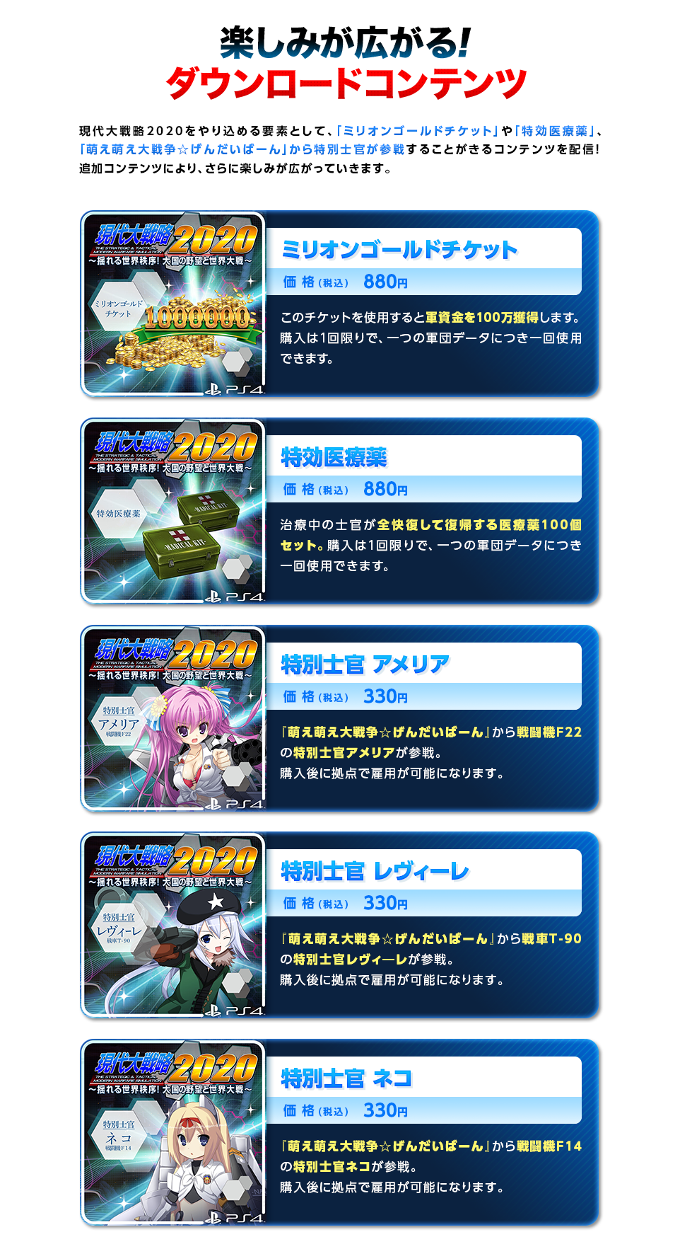 ダウンロードコンテンツ